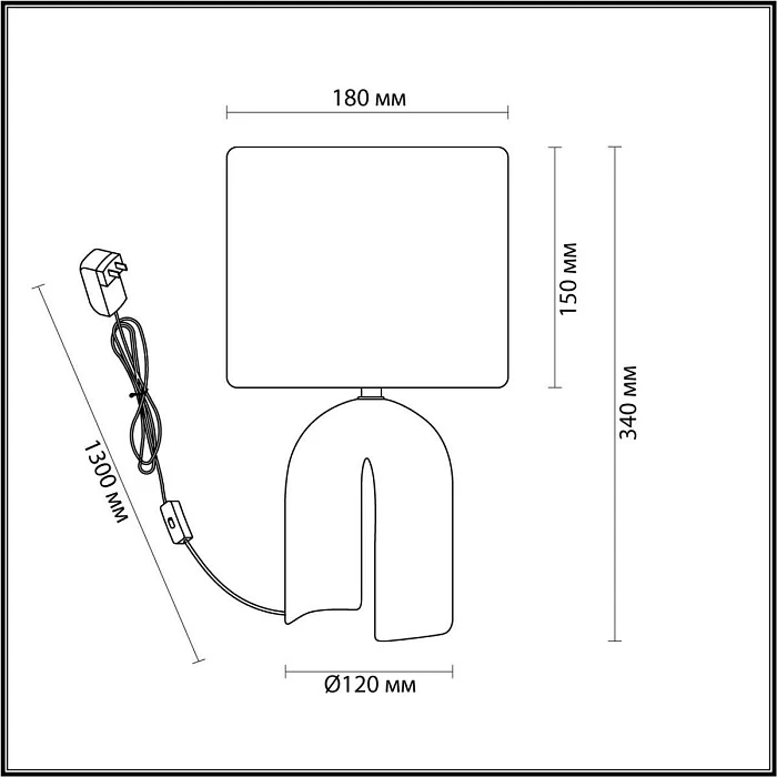 Настольная лампа Lumion Moderni Stacy 5660/1T