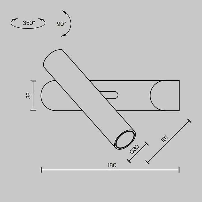Бра Maytoni MOD442WL-L8B3K1