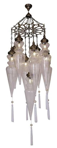 Люстра подвесная Alfa Light F1524-05 AB