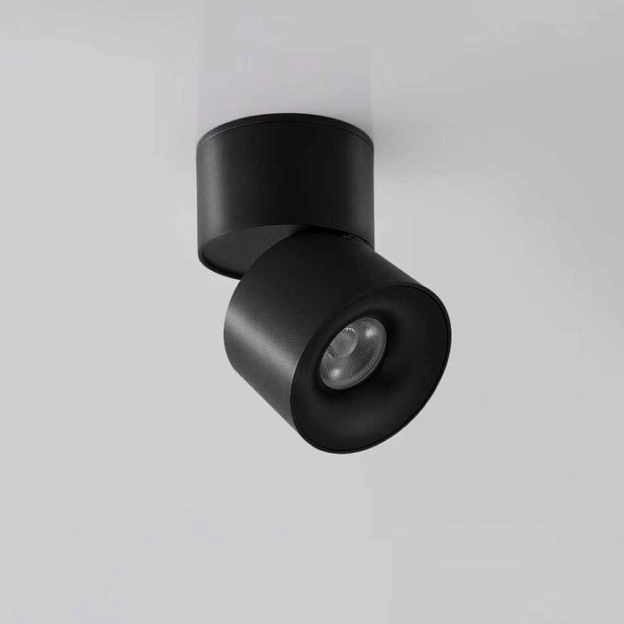 Светильник накладной iLedex Metrica 115-12W-D70-4K-55DG-BK