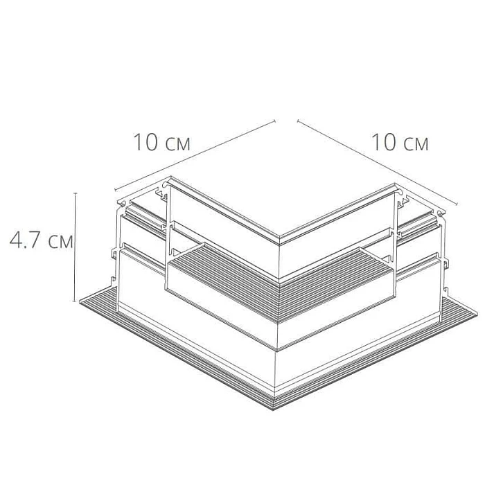 Коннектор L-образный Arte Lamp Linea-Accessories A480733