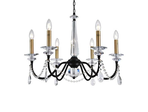Подвесная люстра Newport 3976/C black+brass М0071828